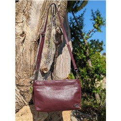 Ab.Zapatos PELLE Mia (720) БОРДОВЫЙ+CINTURON BOLSOS (150)-6 (13) АКЦИЯ