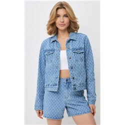 Куртка джинс F412-1228 l.blue