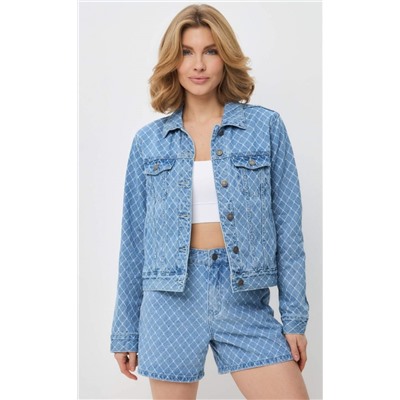 Куртка джинс F412-1228 l.blue