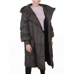 8892 DK. BROWN Пальто зимнее женское (200 гр. холлофайбер)