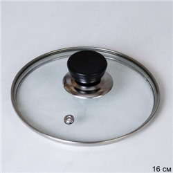 Крышка стеклянная 16 см / RSD-60 /уп 50/