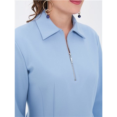 Платье короткое трикотажное