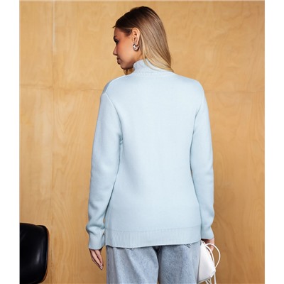 Водолазка #КТ881 (7), светло-голубой