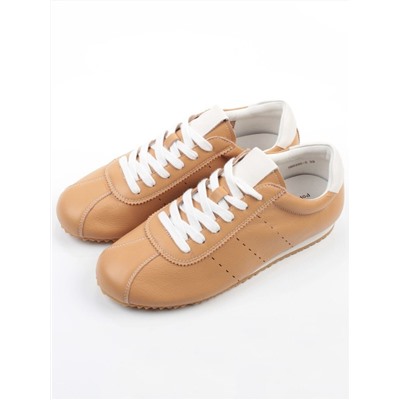 03-908396-5 DK. BEIGE Кеды женские (натуральная кожа)