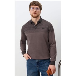 Поло F611-07-5858 brown