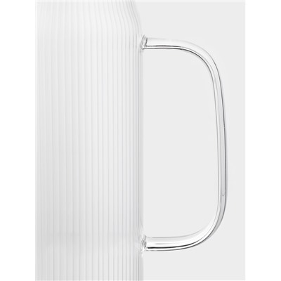 Кувшин Magistro «Грани», 1.2 л, 13×9×25, металлическая крышка-сито, стекло, прозрачный