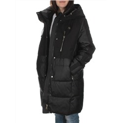 C223 BLACK Куртка зимняя женская (200 гр. холлофайбера)