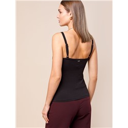 Топ с двуслойной зоной бра из премиального хлопка