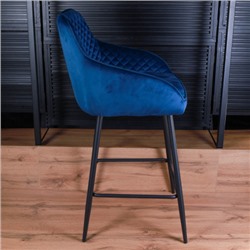 Стул барный SB-008 Темно-синий Velvet G062-49 / GBAR2171A-4