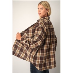 Рубашка женская в клетку Happyfox