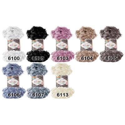 Пряжа Alize Puffy Fur