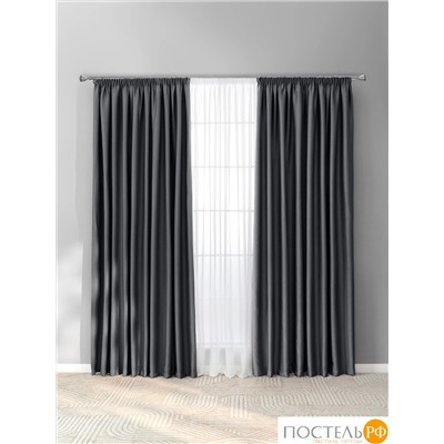 CASSIA ОРТОН т.сер Комплект штор 240х270-2, 2пр, плстр, КТ