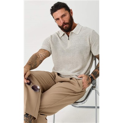 Футболка лен F111-07LN l.grey