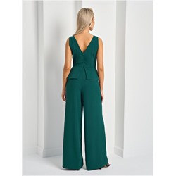 Комбинезон зелёный без рукавов