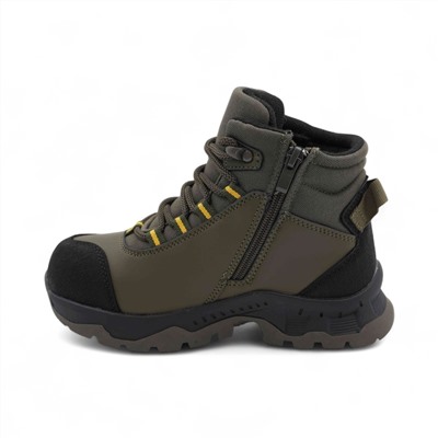 Ботинки мембранные на меху 1340-6М зеленые