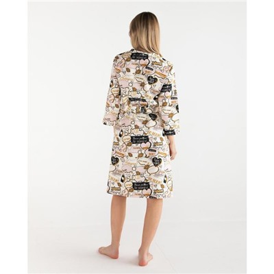 Халат женский «Этель. Девичник», размер 42-44, вафля 200 г/м², хлопок