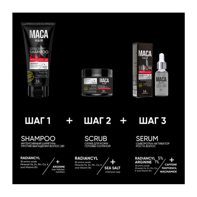 Шампунь для волос "Против выпадения 2в1" (180 г) (10325426)