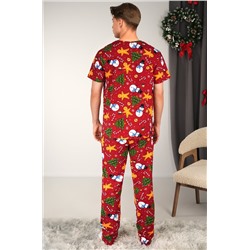 Мужская новогодняя пижама Happyfox