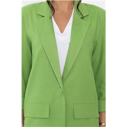 Пиджак льняной Мэрлин (зеленый) Б15429-7М