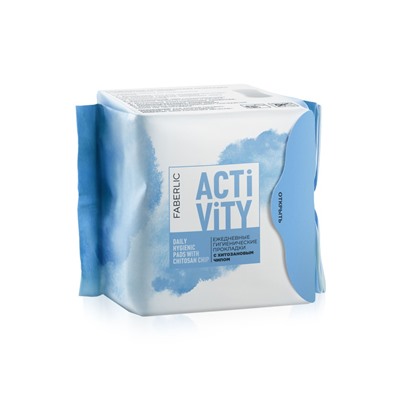 Ежедневные гигиенические прокладки с хитозановым чипом Activity