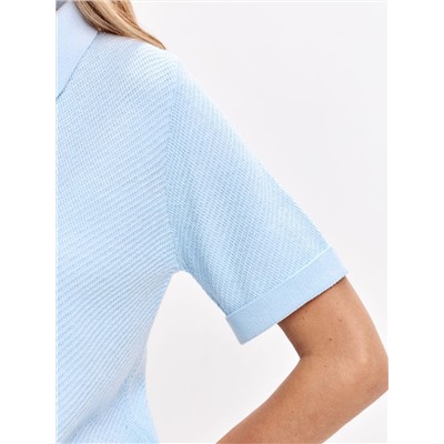 Поло SANTORINI, Голубой