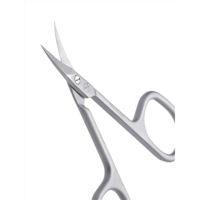 Frau Finger Ножницы маникюрные для кутикулы изогнутые / Premium PS 23, матовые, ручная заточка, 9,3 см