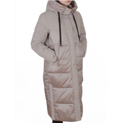 A81 BEIGE Пальто зимнее женское (200 гр. холлофайбер)