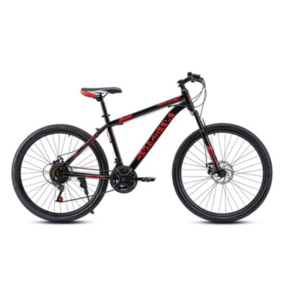 Велосипед 26" рама 17" 21sp MEGAWHEELS MOUNTAIN II чёрный-красный