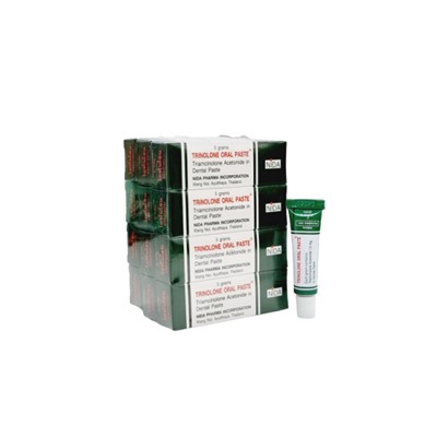 (УПАКОВКА 12 ШТ) Мазь от воспалений в полости рта от Trinolone Oral Paste 5g x 12pcs