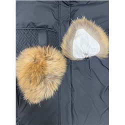 8809 BLACK Куртка зимняя женская (200 гр. холлофайбер)