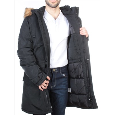 71203 BLACK Куртка мужская зимняя (200 гр. синтепон) KAREAKEY