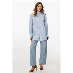 Блуза EOLA 3049 голубой_в_полоску