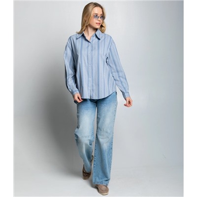 Рубашка #КТ129 (1), голубой