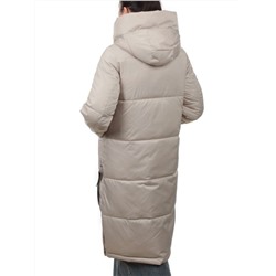 868 LT. BEIGE Пальто зимнее женское (170 гр. холлофайбер)