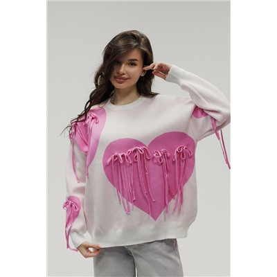 Свитер трикотажный Сердце