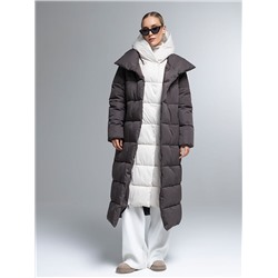 Пуховик женский коричневый