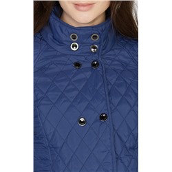 Куртка F012-1210 blue женская стеганая демисезонная