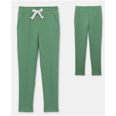 Брюки дев Cherubino 70176-34-307 олив М 30%