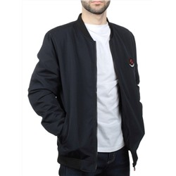 EM25056-2 DARK BLUE Куртка-бомбер мужская демисезонная (100 гр. синтепон)