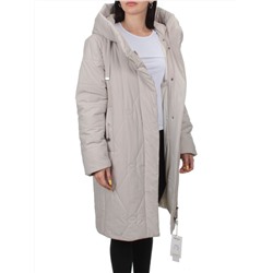 1119 LT. BEIGE Пальто зимнее облегченное женское (холлофайбер 150 гр.)