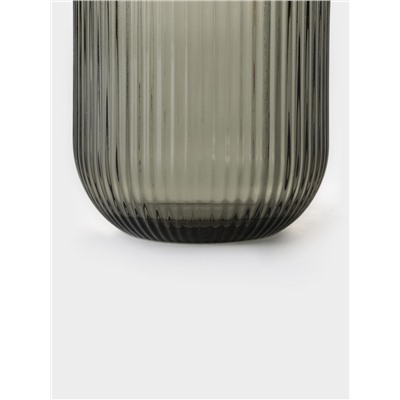 Стакан Magistro «Грани», 400 мл, 8×13 см, стекло, графитовый