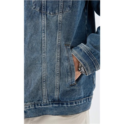 Куртка джинс F611-1283 m.blue