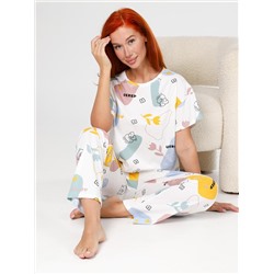 Мирин - пижама молочный