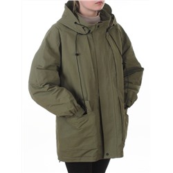 3096 GREEN Куртка демисезонная женская (100 гр. холлофайбер)