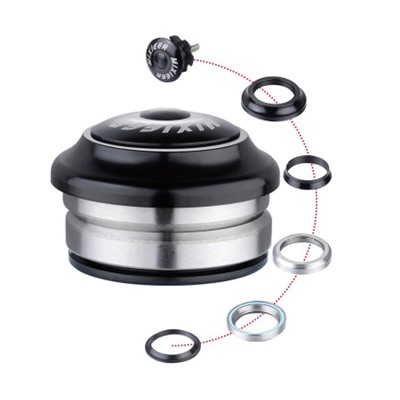 Рулевая колонка MIXIEER QLP-56 размер 1-1/8"х41х30 высота 10мм пром.подш. вес 119г /уп100