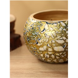 Банка для сыпучих продуктов, 13×13×12 см, бамбук