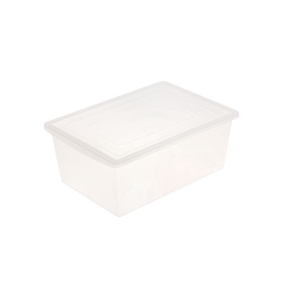 Контейнер универсальный для хранения с крышкой, объём 30 л, цвет прозрачно-матовый