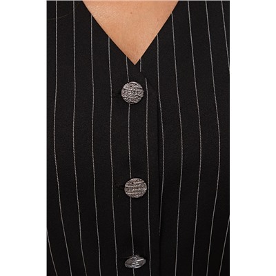 Жакет чёрный в полоску Ильяна №2