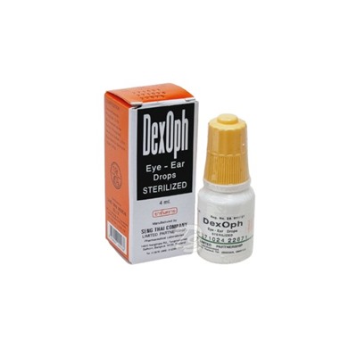 Противовоспалительные капли для глаз и ушей от DexOph Eye-Ear Drops Sterilized 4 мл