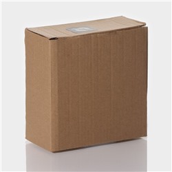 Салатник Magistro «Элизиум», 570 мл, 13×6 см, с золотой отводкой, стекло, прозрачный